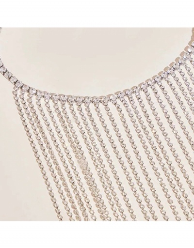 Replica Stylish Rhinestone Tassel Necklaces For Women #799636 $20.60 USD for Wholesale