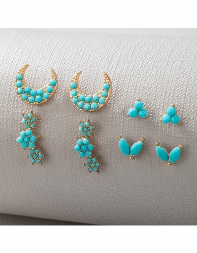 Replica  Bohemian Style Blue Earring Sets #799641 $6.21 USD for Wholesale