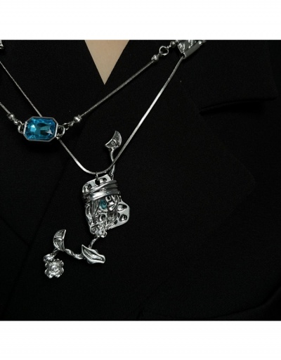 Replica  Fashion Flower Decor Irregular Necklace #799642 $8.00 USD for Wholesale