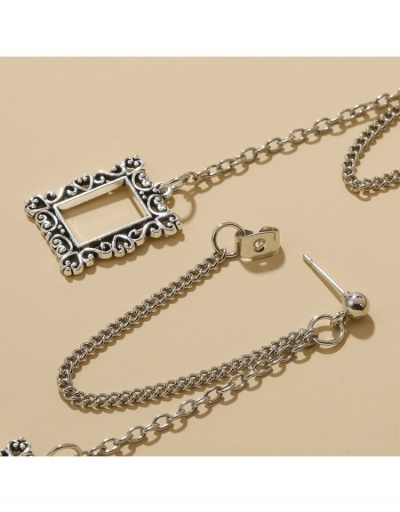 Replica  Chic Geometric Square Pendant Earrings For Women #799644 $5.13 USD for Wholesale