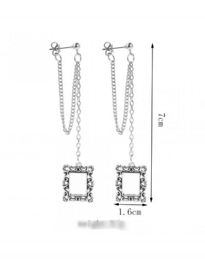 Replica  Chic Geometric Square Pendant Earrings For Women #799644 $5.13 USD for Wholesale