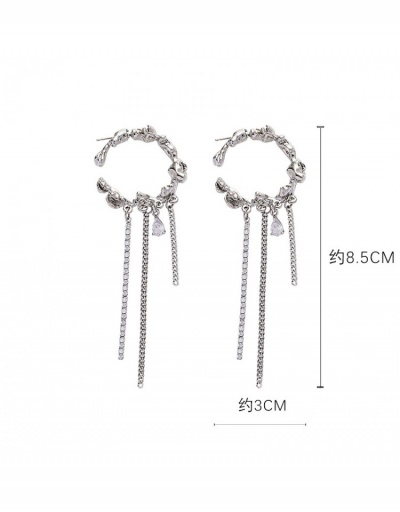 Replica  Sweet Design Tassels Pure Color Earrings #799646 $16.28 USD for Wholesale