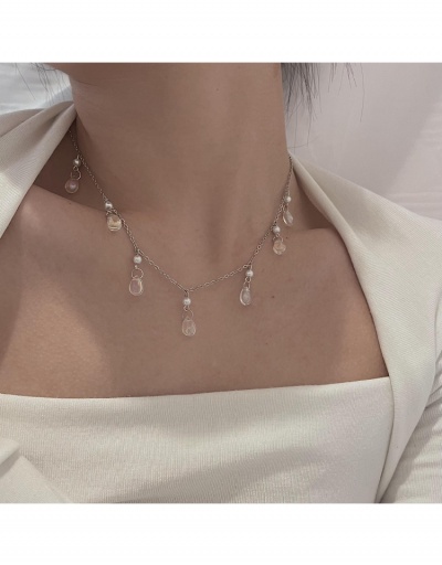 Replica Faux Pearl Faux  Crystal Pendant Necklace For Women  #799647 $6.53 USD for Wholesale