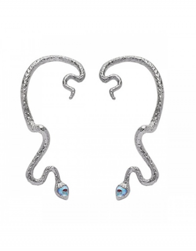  Cool Style Snake-shaped Earrings #799654 $15.73 USD, Wholesale Fashion Earrings