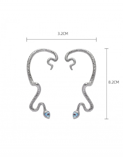 Replica  Cool Style Snake-shaped Earrings #799654 $15.73 USD for Wholesale