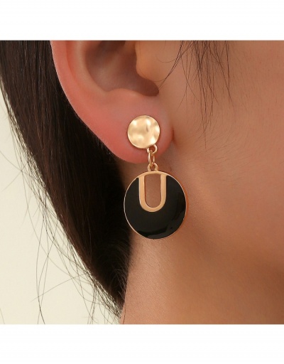 Replica  Simple Fashion Metal Decor Women's Earrings #799663 $7.49 USD for Wholesale