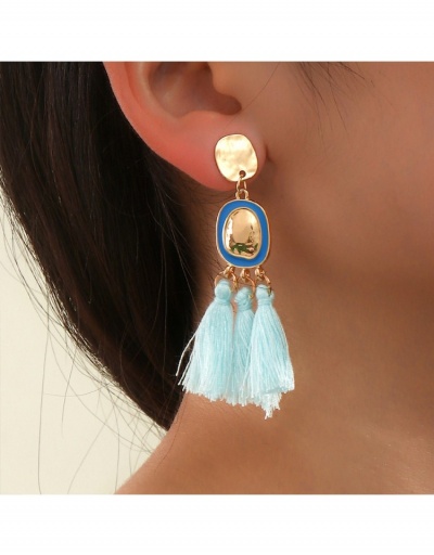  Ethnic Style Metal Decor Tassels Earrings #799665 $8.32 USD, Wholesale Fashion Earrings