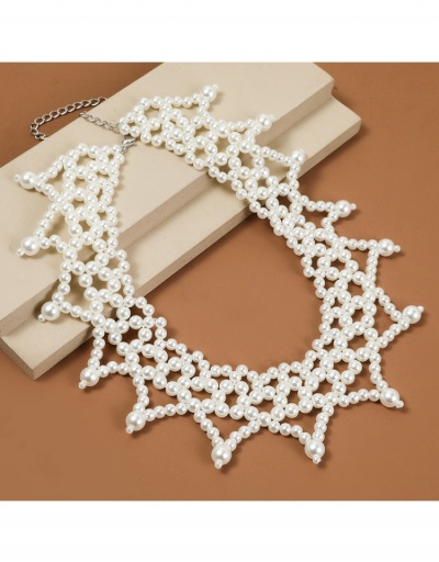 Replica Fashion Vintage Faux Pearl Necklaces For Women #799673 $7.54 USD for Wholesale