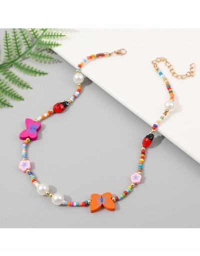 Replica Fashion Sweet Casual Necklaces For Women #799677 $6.78 USD for Wholesale