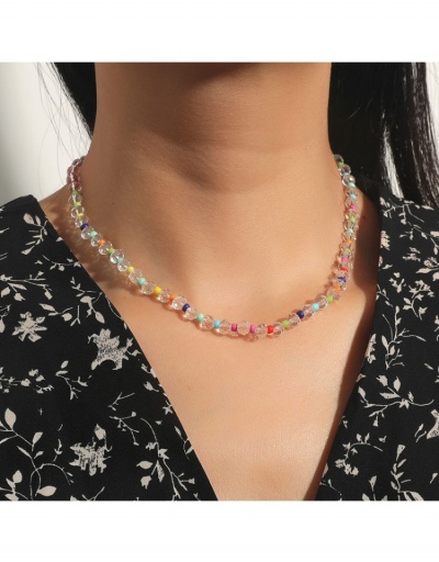 Fashion Simple Crystal Necklace For Women #799681 $4.95 USD, Wholesale Fashion Necklaces