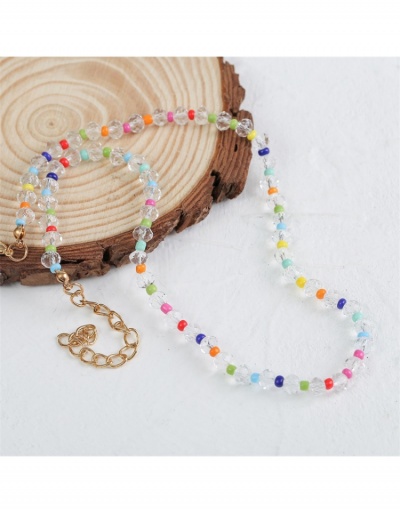 Replica Fashion Simple Crystal Necklace For Women #799681 $4.95 USD for Wholesale