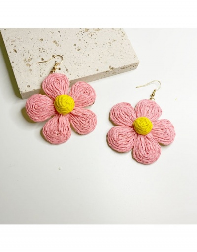 Replica  Bohemian Style Flower Weave Earrings #799682 $8.96 USD for Wholesale