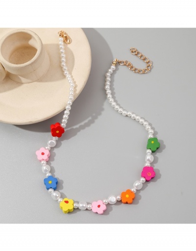 Replica Fashion Casual Sweet Faux Pearl Necklace #799684 $6.83 USD for Wholesale