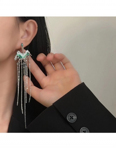 Replica  Zircon Chic Ladies Chain  Tassel Earrings #799685 $7.83 USD for Wholesale