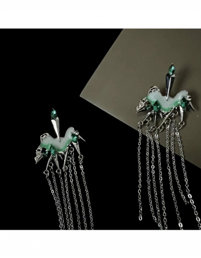 Replica  Zircon Chic Ladies Chain  Tassel Earrings #799685 $7.83 USD for Wholesale