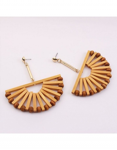  Fashion Ethnic Style Fan-shaped Earrings #799693 $8.85 USD, Wholesale Fashion Earrings