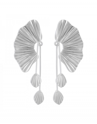 Replica  Exaggerated Style Tassels Pure Color Earrings #799697 $6.63 USD for Wholesale