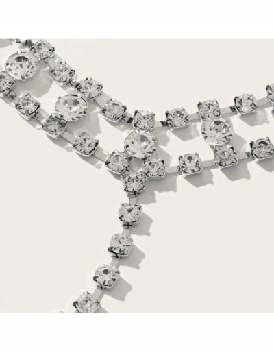 Replica  Fashion Simple Shiny Rhinestone Long Necklace For Women #799698 $14.93 USD for Wholesale