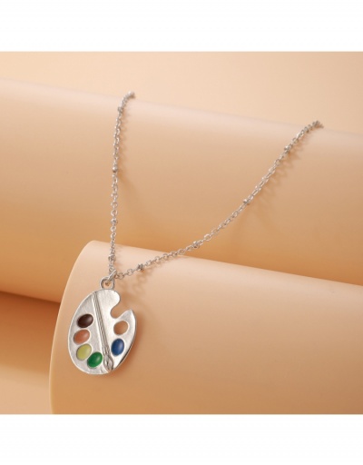 Replica Unique Painting Palette Pendant Necklace #799706 $4.48 USD for Wholesale