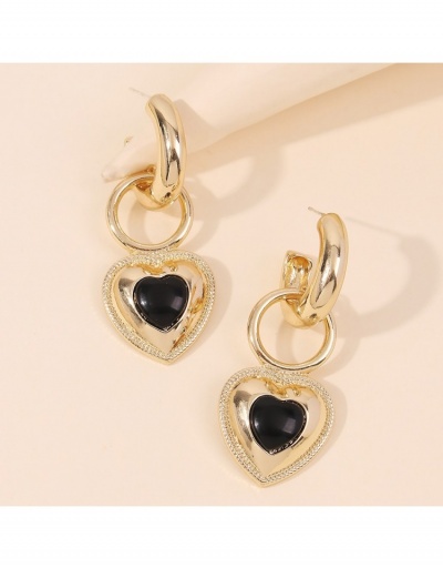  Heart Shape  Geometric Earrings For Women #799707 $7.41 USD, Wholesale Fashion Earrings