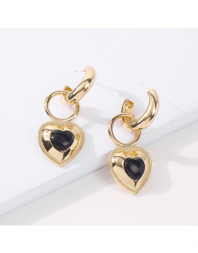 Replica  Heart Shape  Geometric Earrings For Women #799707 $7.41 USD for Wholesale