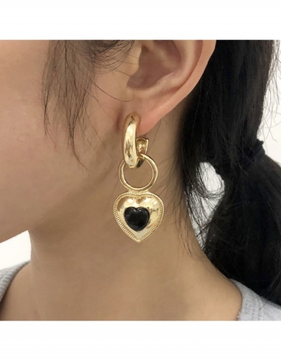 Replica  Heart Shape  Geometric Earrings For Women #799707 $7.41 USD for Wholesale