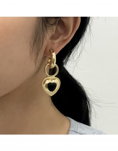 Replica  Heart Shape  Geometric Earrings For Women #799707 $7.41 USD for Wholesale