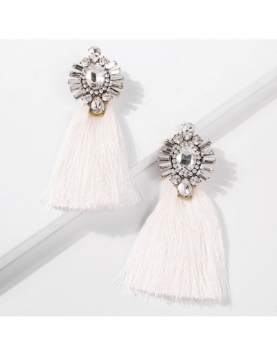 Replica  Rhinestone Tassels Earrings For Women #799710 $8.43 USD for Wholesale