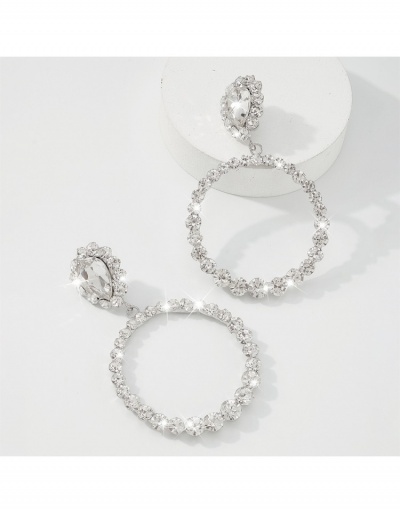 Replica  Exaggerated Fashion Rhinestone Earrings For Ladies #799716 $10.43 USD for Wholesale