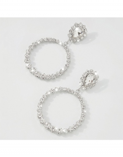 Replica  Exaggerated Fashion Rhinestone Earrings For Ladies #799716 $10.43 USD for Wholesale