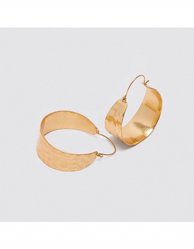  Versatile Fashion Pure Color Circle Earrings #799721 $5.20 USD, Wholesale Fashion Earrings