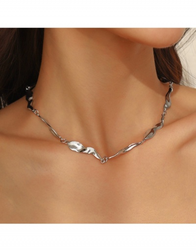  Personalized Geometric Irregular Street Simple Necklace #799722 $7.72 USD, Wholesale Fashion Necklaces