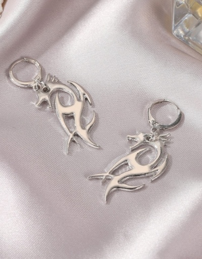 Chinese Style Alloy  Dragon Pattern  Earrings For Ladies #799725 $5.30 USD, Wholesale Fashion Earrings