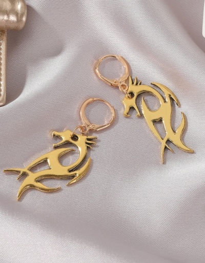 Replica Chinese Style Alloy  Dragon Pattern  Earrings For Ladies #799725 $5.30 USD for Wholesale