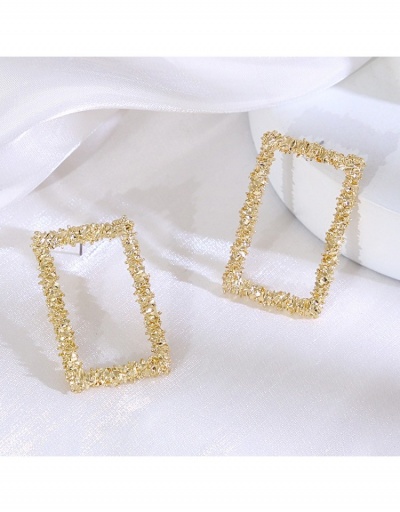  Alloy Simple Geometric Square Earring #799732 $6.13 USD, Wholesale Fashion Earrings