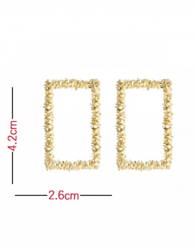 Replica  Alloy Simple Geometric Square Earring #799732 $6.13 USD for Wholesale