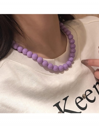  Acrylic Pure Color Simple Necklace #799767 $6.83 USD, Wholesale Fashion Necklaces