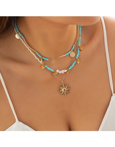 Replica Fashion Pendant Hip Hop Necklace For Women #799769 $7.60 USD for Wholesale