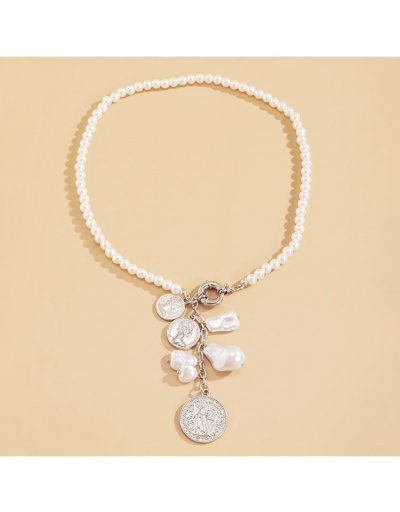 Replica  Versatile Designer Faux Pearl Necklace #799778 $6.68 USD for Wholesale