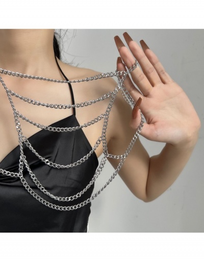 Replica Korean Fashion Solid Color Chain  Adjustable Casual  Necklace #799782 $9.00 USD for Wholesale