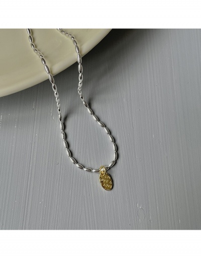 Replica  Fashion Metal Decor Simple Necklaces #799787 $6.16 USD for Wholesale