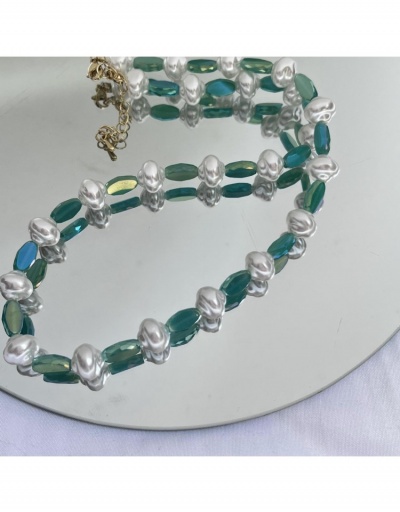 Replica  French Faux Pearl Bead Women's Clavicle Necklace #799790 $10.33 USD for Wholesale