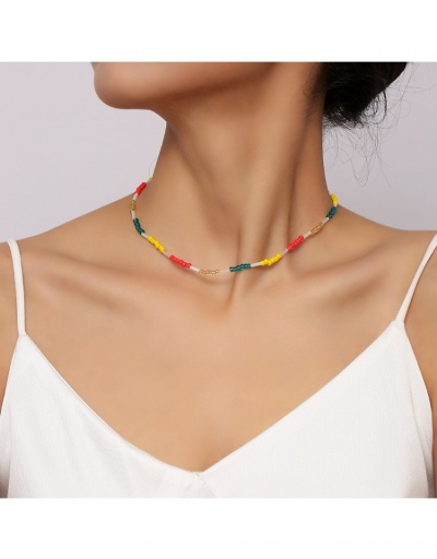 Bohemian Style Beads Necklace For Women #799794 $5.59 USD, Wholesale Fashion Necklaces