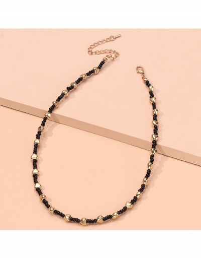 Replica Casual Bohemian Style Heart Beads Necklace For Women  #799796 $7.83 USD for Wholesale