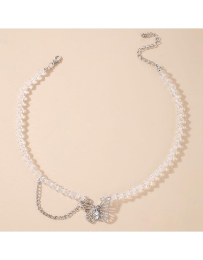 Replica  Fashion Butterfly Chain Patch Necklace For Ladies #799803 $4.91 USD for Wholesale