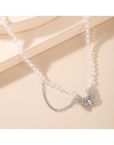 Replica  Fashion Butterfly Chain Patch Necklace For Ladies #799803 $4.91 USD for Wholesale