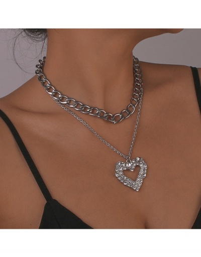  Luxury Personalized Metal Decor Rhinestone Women's Necklace #799806 $8.63 USD, Wholesale Fashion Necklaces