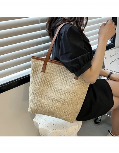  Summer Fashion Straw Tote Bag #799809 $12.85 USD, Wholesale Fashion Tote Bag