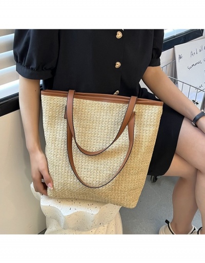 Replica  Summer Fashion Straw Tote Bag #799809 $12.85 USD for Wholesale