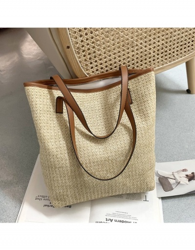 Replica  Summer Fashion Straw Tote Bag #799809 $12.85 USD for Wholesale